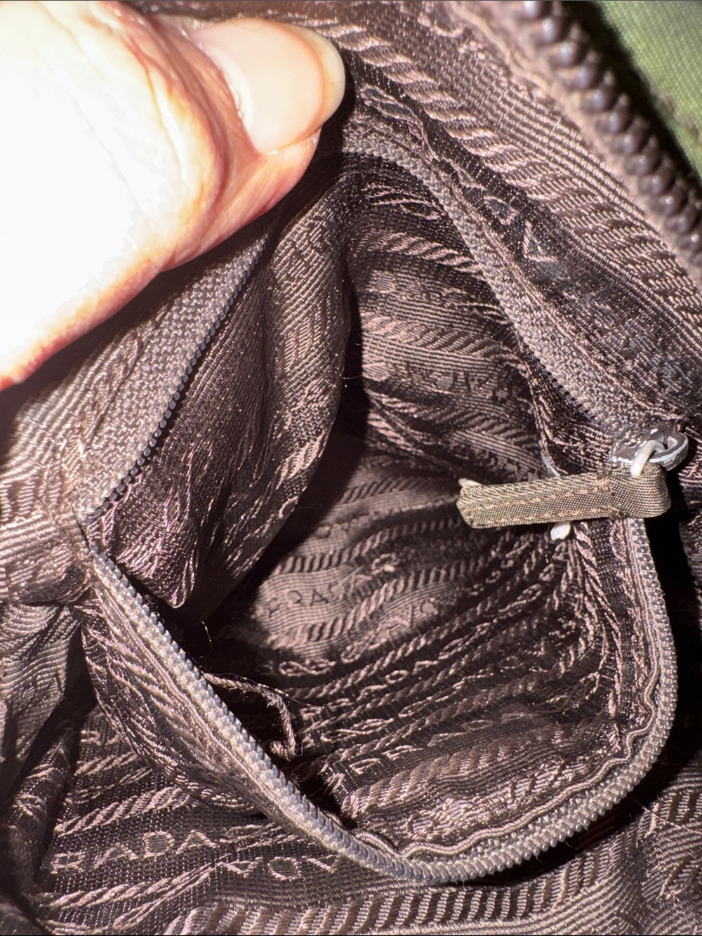 Authentic Prada Small Nylon Messenger Crossbody Bag - Picture 13 of 14